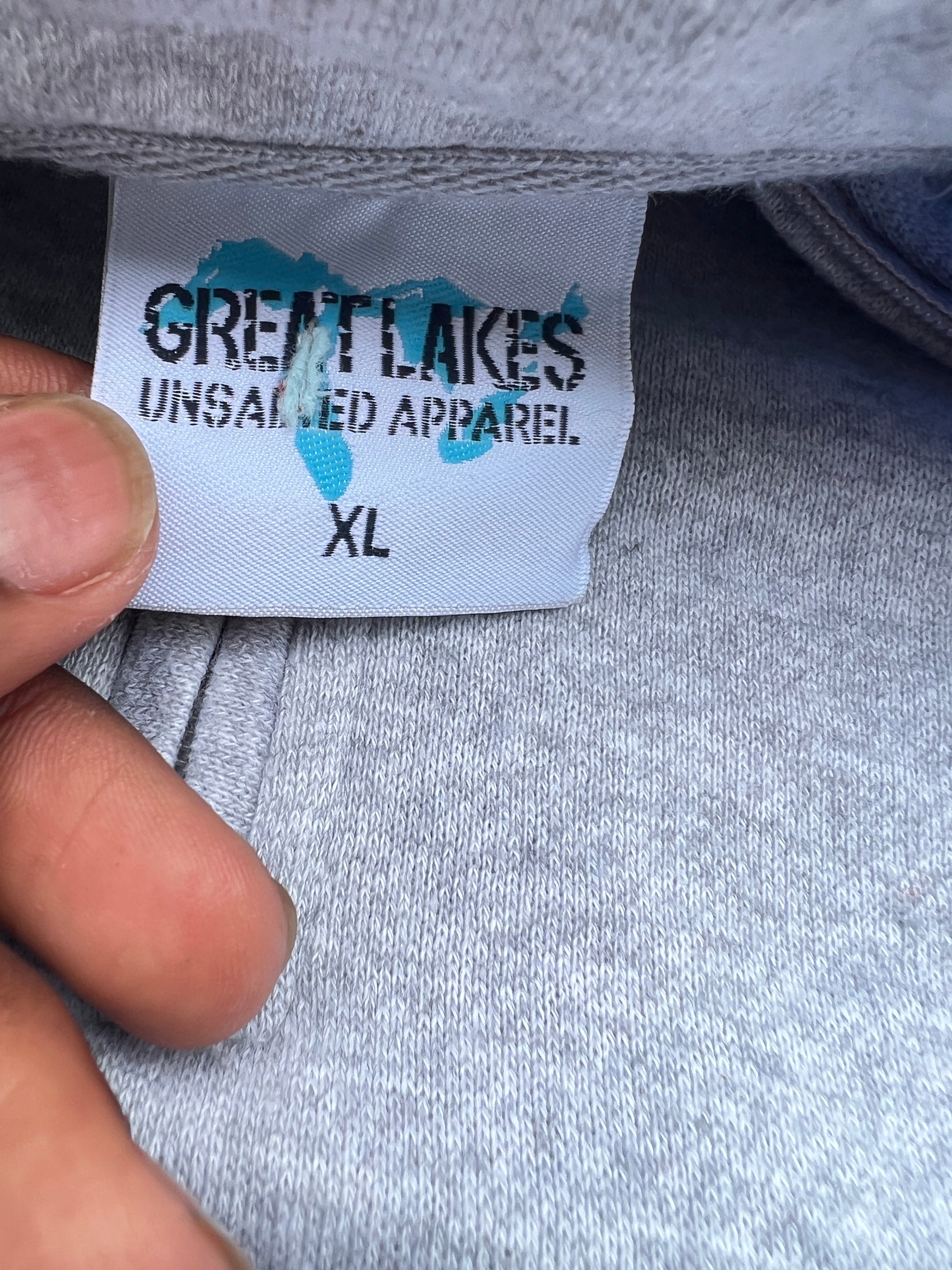 (L/S) Scab Patches Quarterzip (Kitty Cat/Grey) (L)