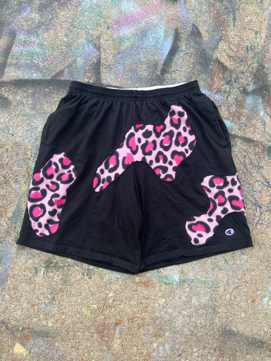 Scab Patches Shorts (Pink/Black) - XL
