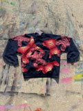 Starstruck Scab Patches Crewneck (Navy/Red/Plum)- XL