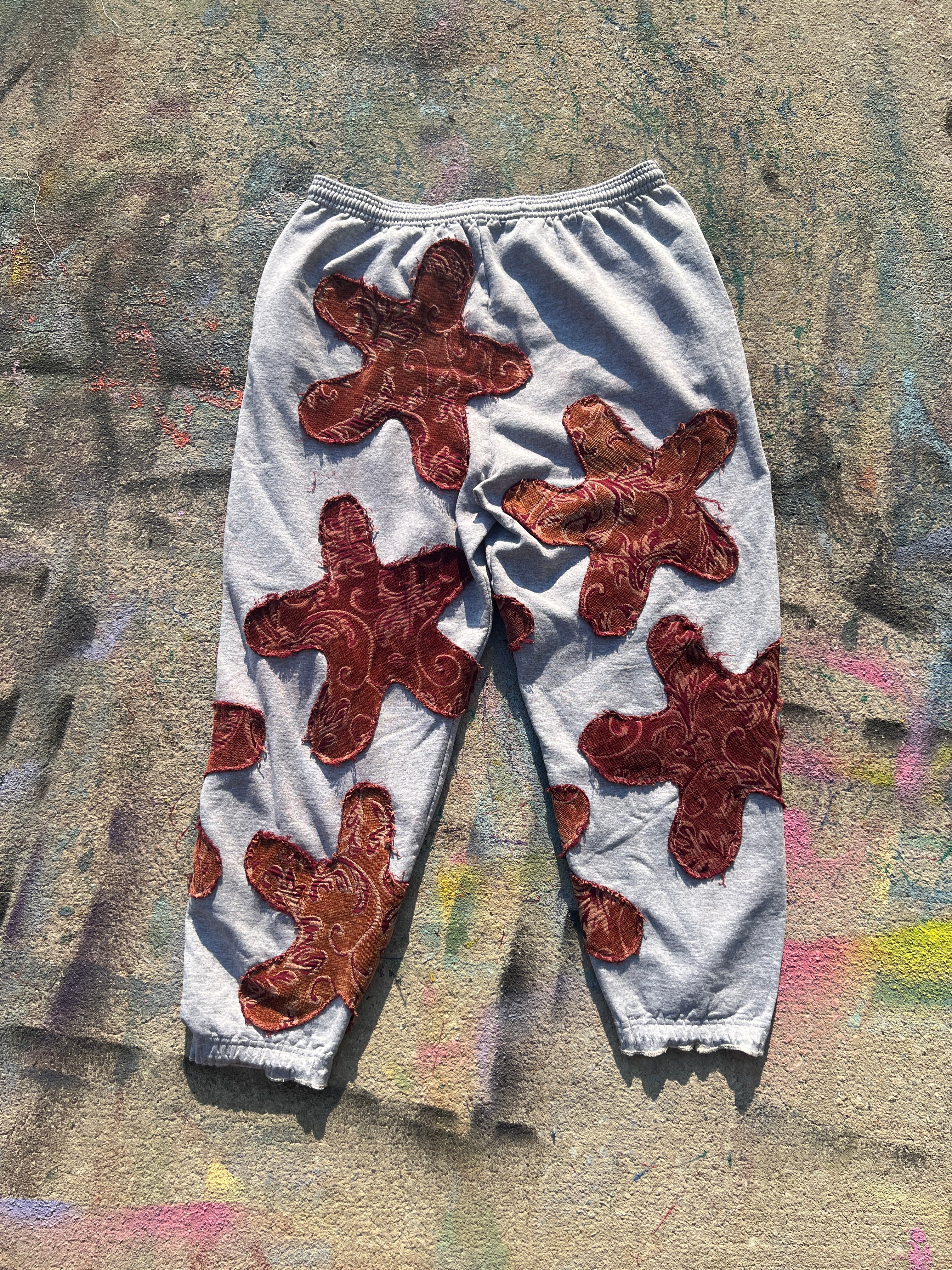 Starstruck Sweatpants (Grey/Red)- XL