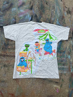 Scab Patches T-Shirt (Sesame Street/Grey)- L