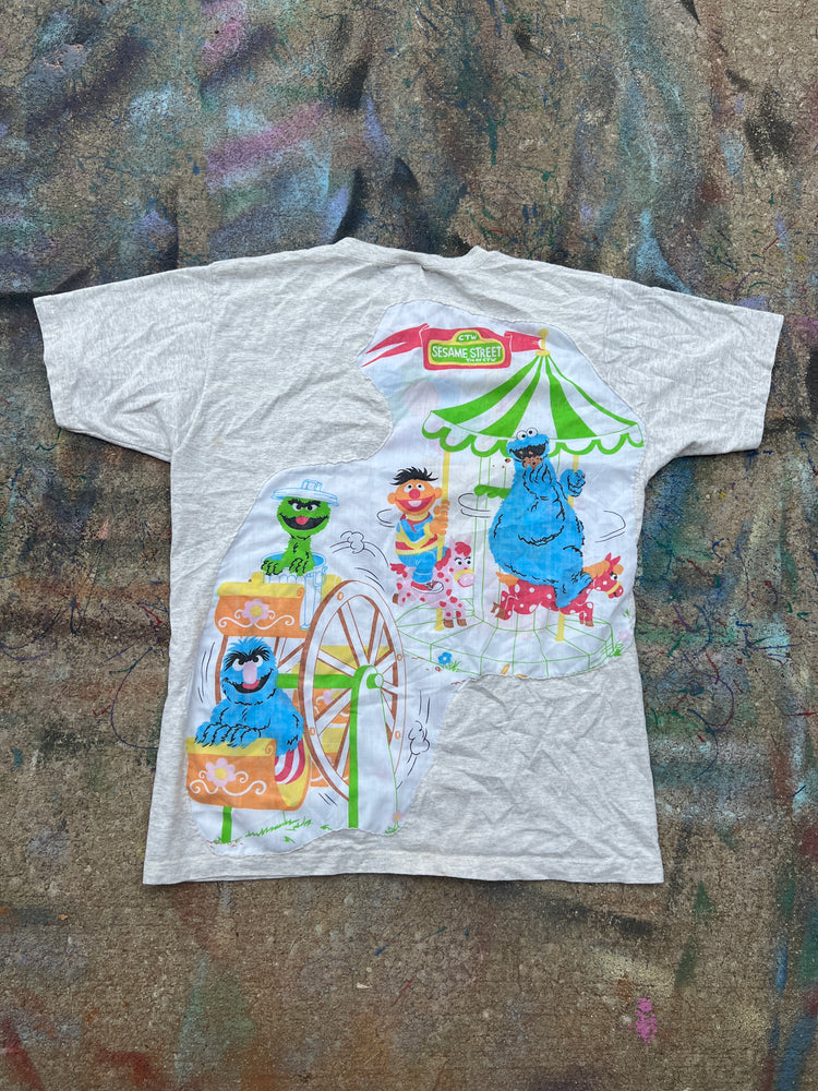 Scab Patches T-Shirt (Sesame Street/Grey)- L