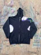 Lily See Through Zip Up Hoodie (L)