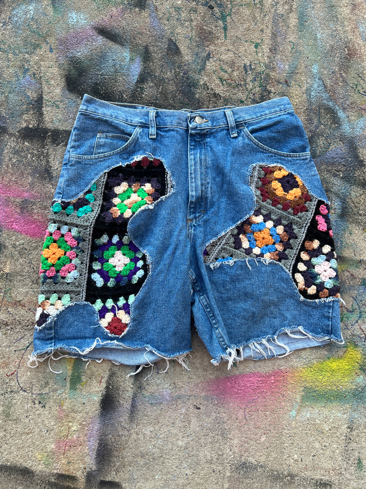 Scab Patches Jorts (Multicolor/Light Wash) - 36