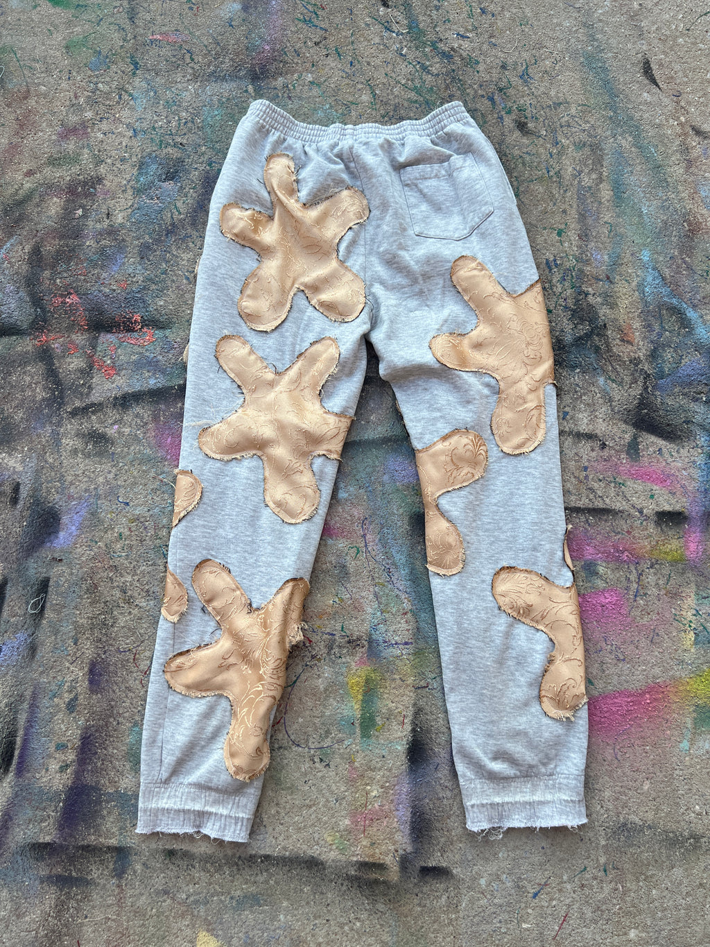 Starstruck Sweatpants (Grey/Gold)- XL