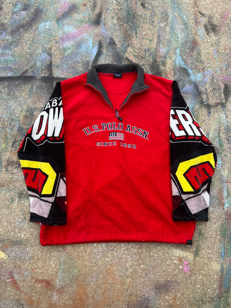 U.S. Polo Assn. Power Rangers Split Sleeve Quarterzip (L)