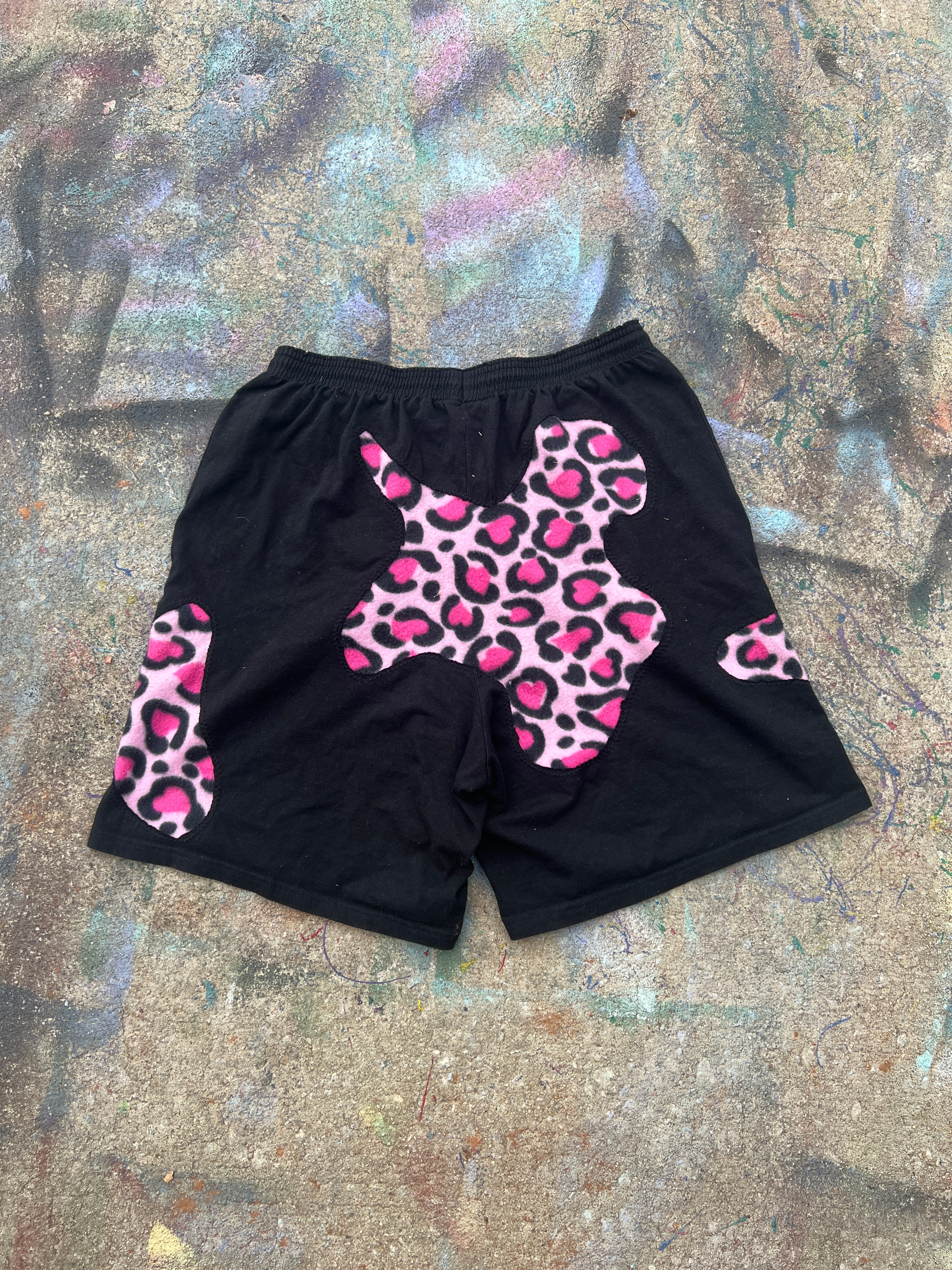 Scab Patches Shorts (Pink/Black) - XL