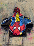 Bedazzled Spiderman See Through Hoodie (XXL)