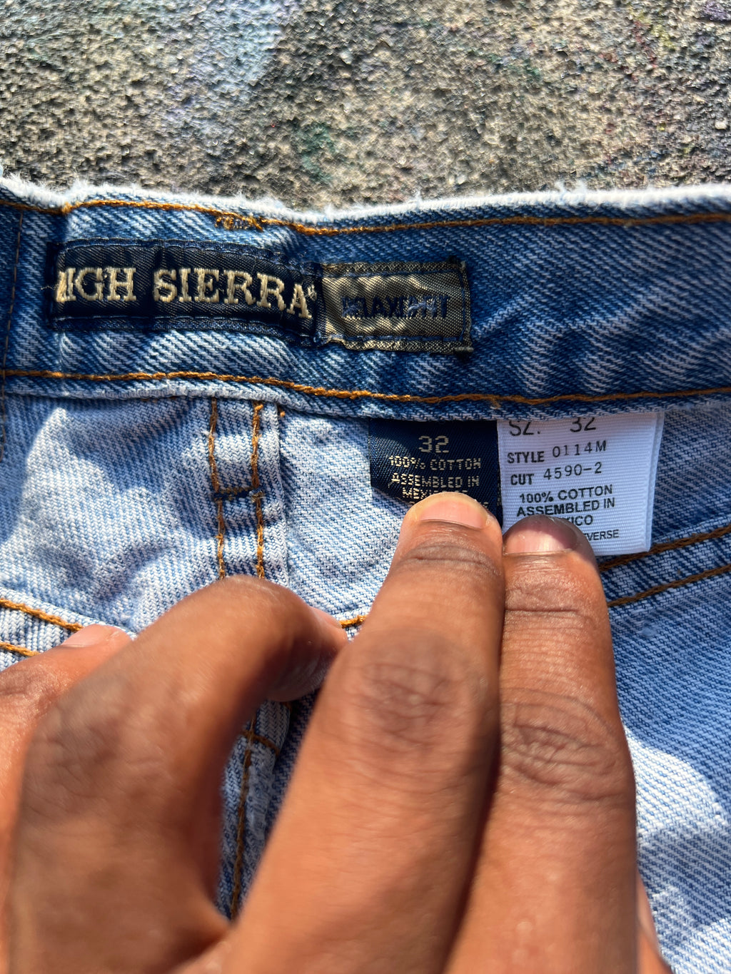 Scab Patches Jorts (Multicolor/Mid Wash) - 32