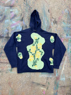 Knit Flower Display See Through Hoodie (L)