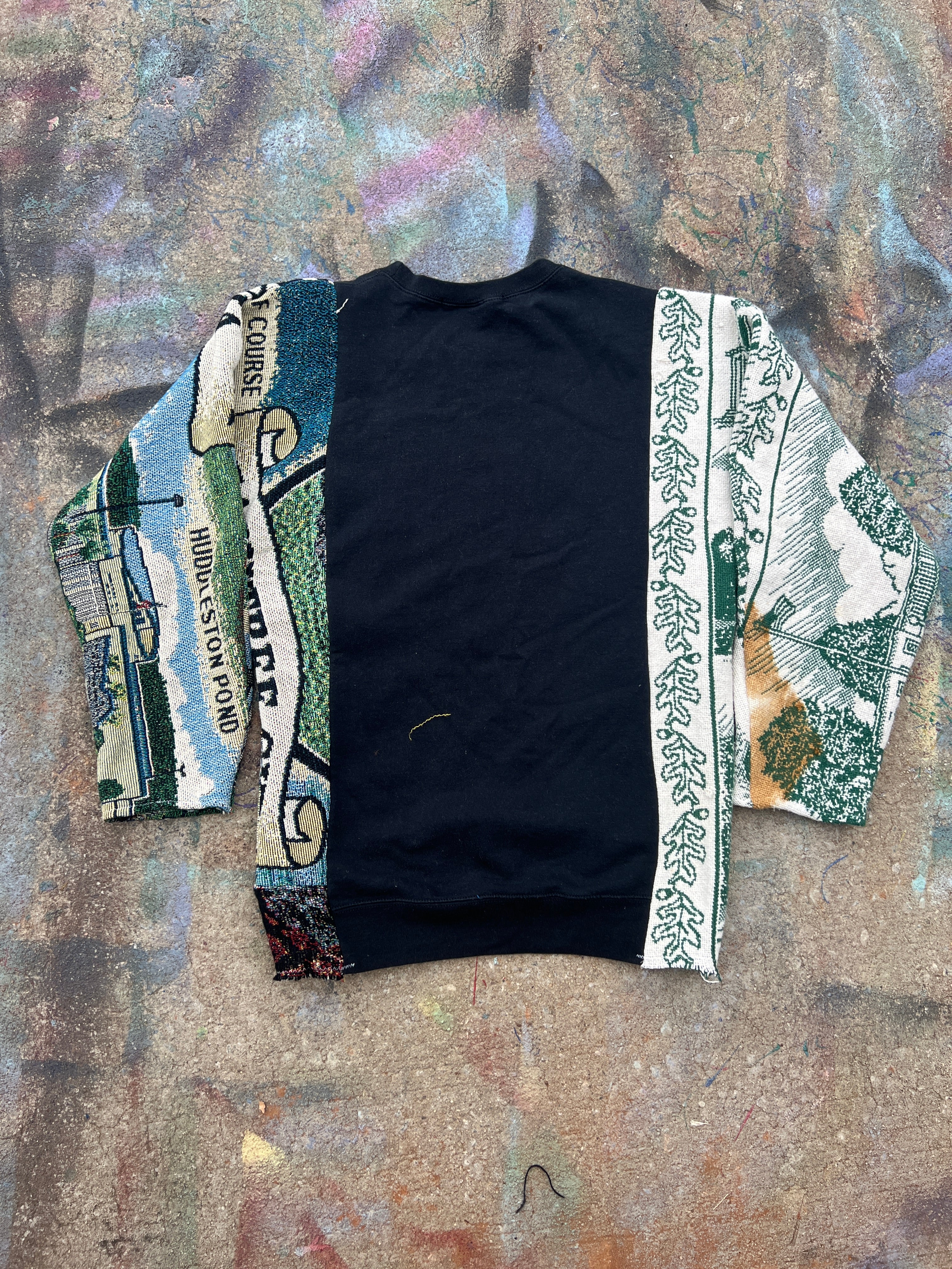 FCUK Split Sleeve Crewneck (L)