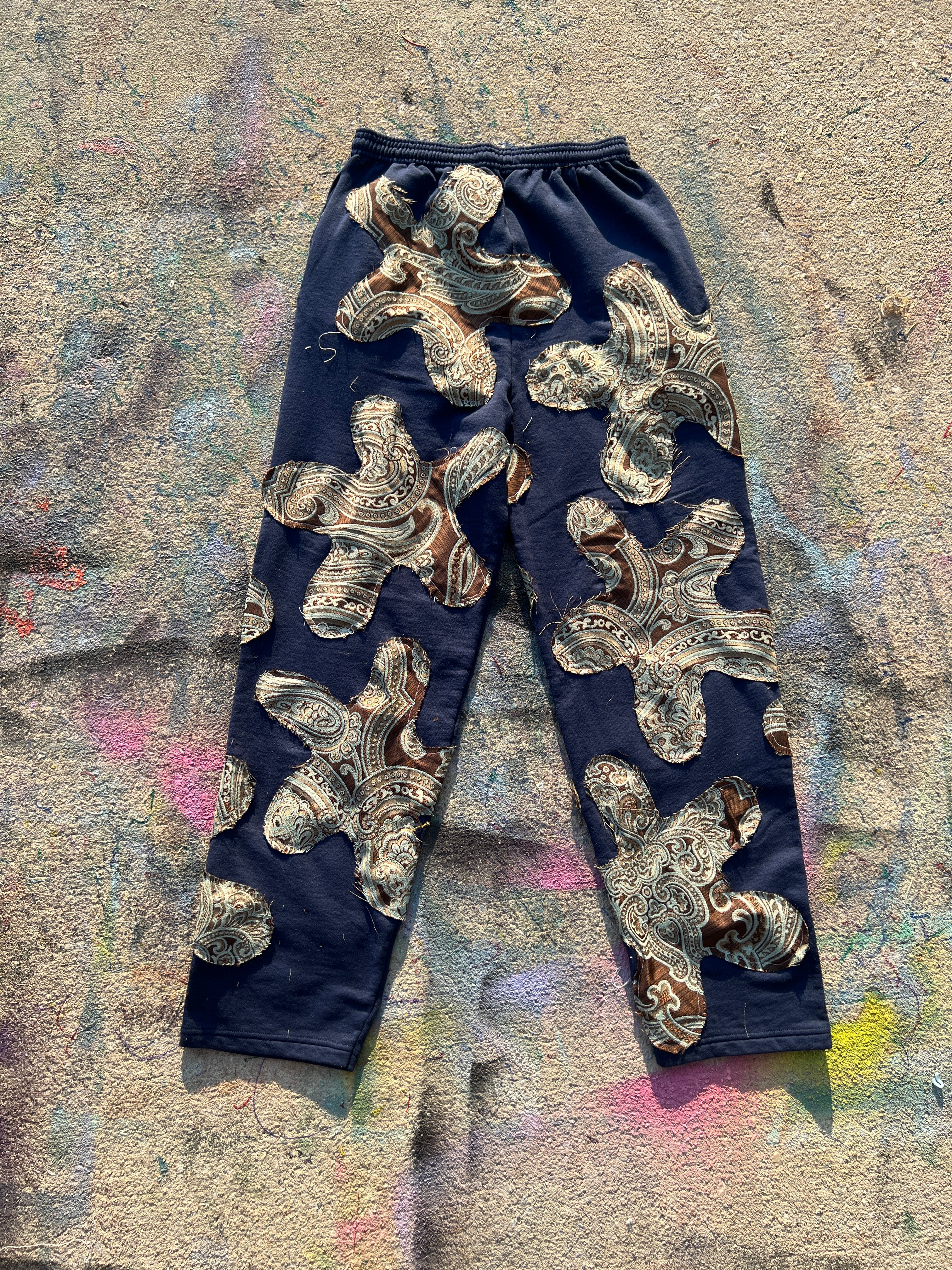 Starstruck Sweatpants (Navy/Green/Brown)- M