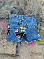 Scab Patches Jorts (Multicolor/Light Wash) - 36