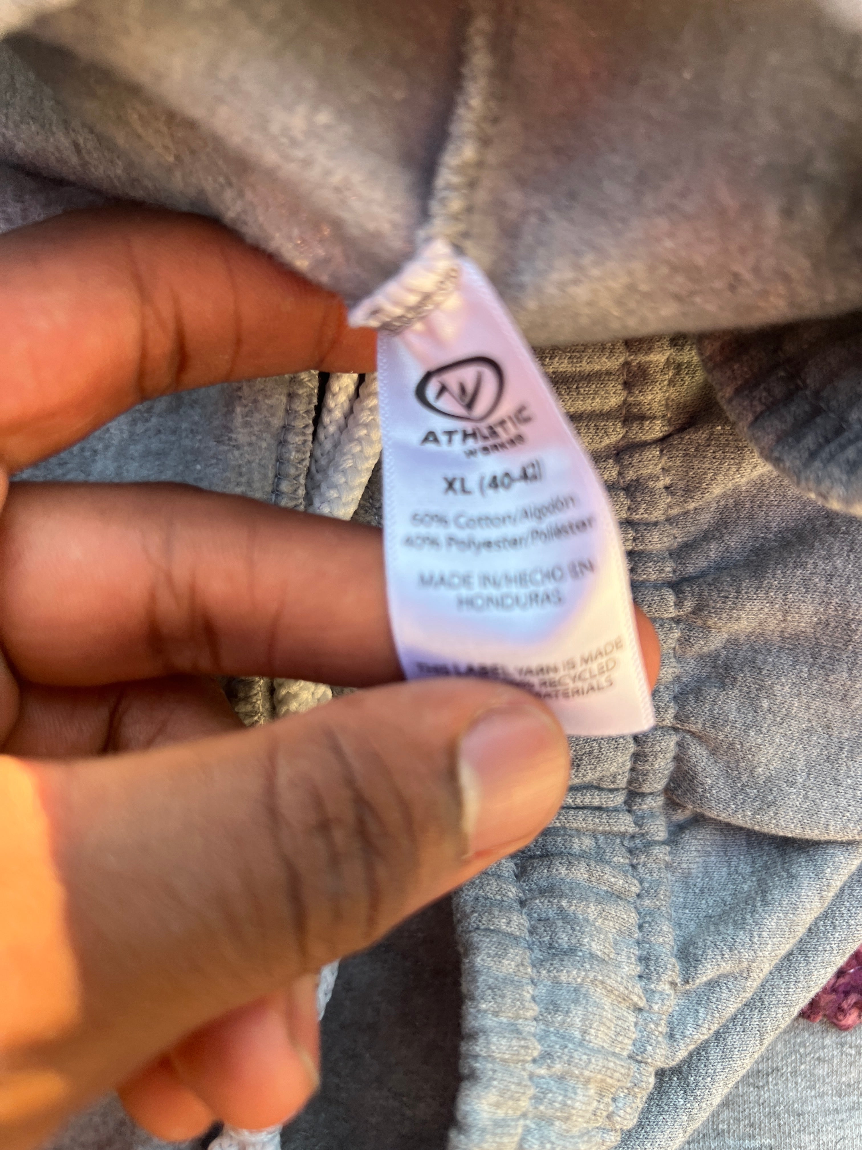 Half Starstruck Sweatpants (Grey/Plum)- L