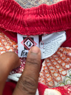 Scab Patch Sweatshorts (Red/Multicolor)- M