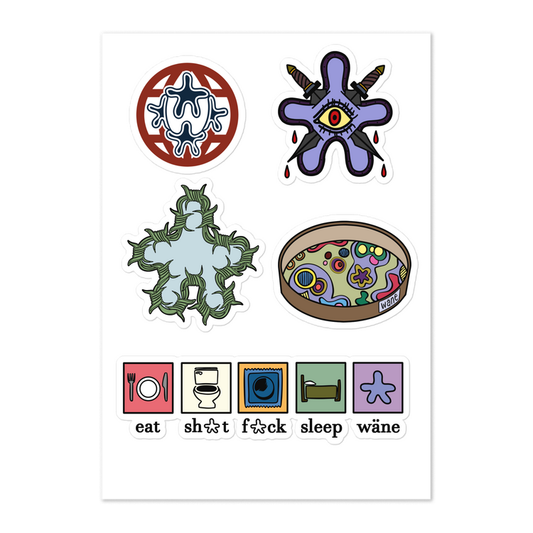 wäne sticker sheet gen.1 vol 1