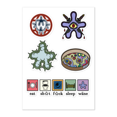 wäne sticker sheet gen.1 vol 1