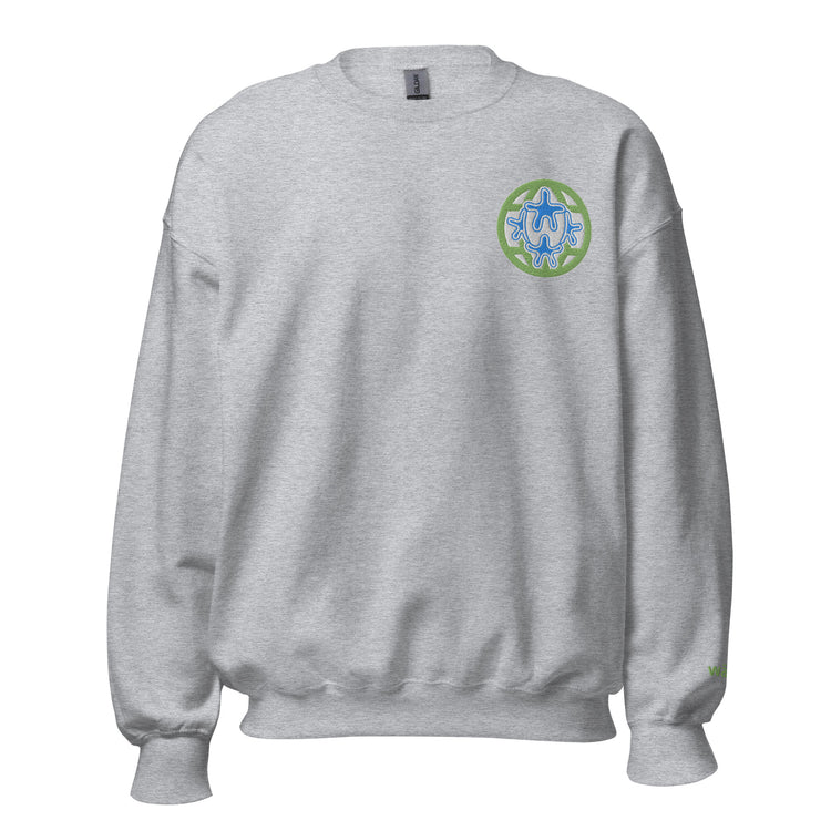 wäne "global" v2 embroidered crewneck