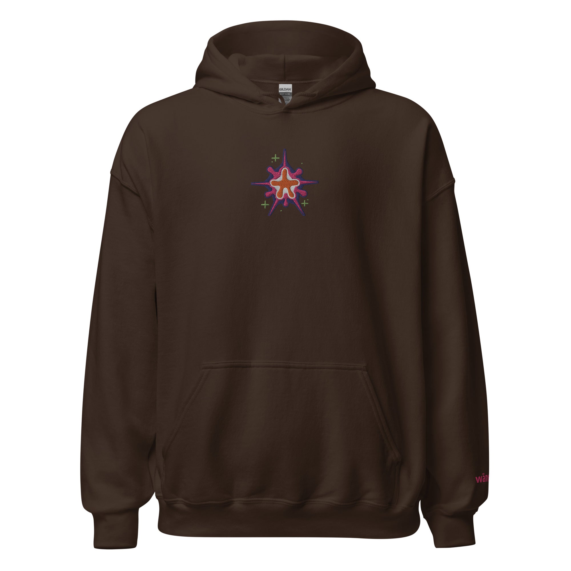 wäne "starshine" embroidered hoodie