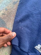 (LS) Scab Patches Crewneck (Multicolor/Navy)- M