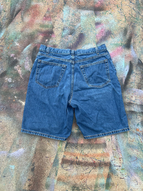 (LS) Wäne Wear Jean Shorts (Multicolor/Navy)- 34