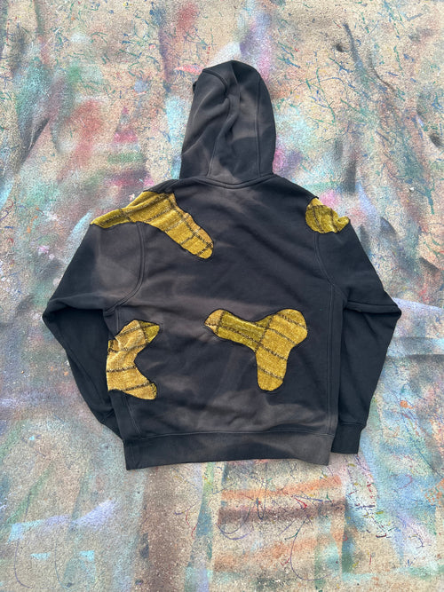 (LS) Scab Patch Hoodie (Olive Mix/Black)- S