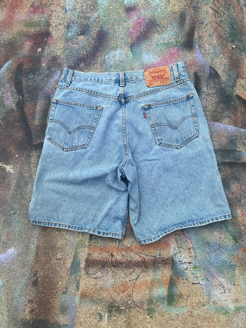 (LS) Wäne Wear Jean Shorts (Multicolor/Light Blue)- 33