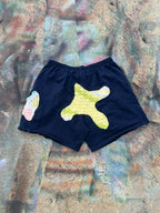 (LS) Scab Patches Shorts (Multicolor/Navy) - XL