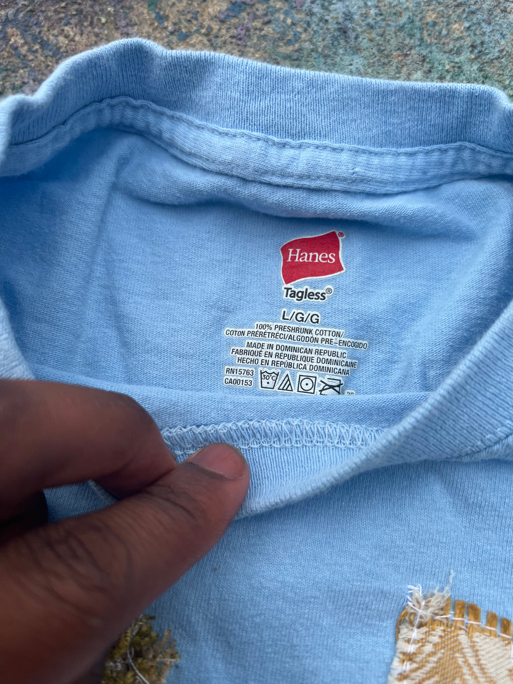 Wäne Wear T-Shirt (Multicolor/Baby Blue)- L