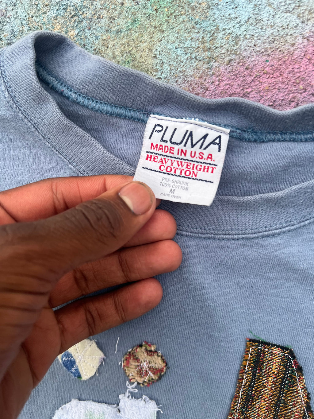 (LS) Wäne Wear Long-Sleeve Shirt (Multicolor/Slate Blue)- M