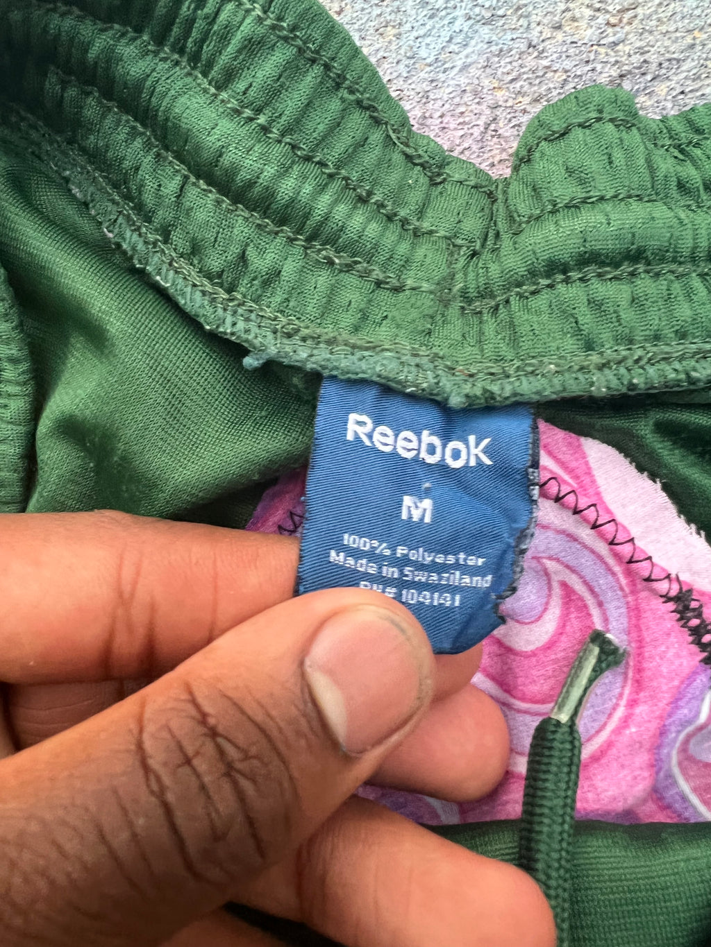 Scab Patches Shorts (Pink/Purple/Forest Green) - M