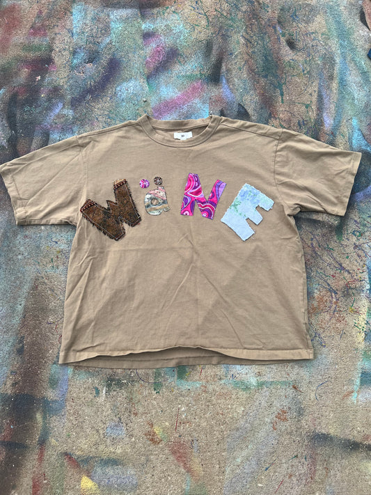 Wäne Wear T-Shirt (Multicolor/Tan)- XL