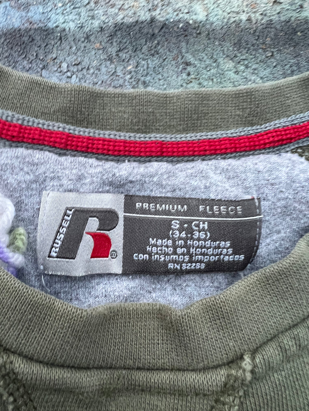 Scab Patches Crewneck (Multicolor/Olive)- S