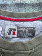 Scab Patches Crewneck (Multicolor/Olive)- S