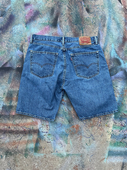 (LS) Wäne Wear Jean Shorts (Multicolor/Navy)- 36