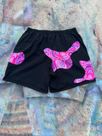 (LS) Scab Patches Shorts (Pink/Purple/Black) - XXL