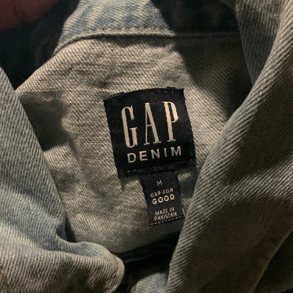 (LS) Scab Patches Denim Jacket (Multicolor/Light Wash)- M