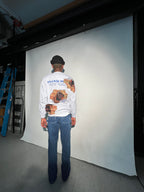 (LS) Repeating Turkey See-Through Crewneck (XL)