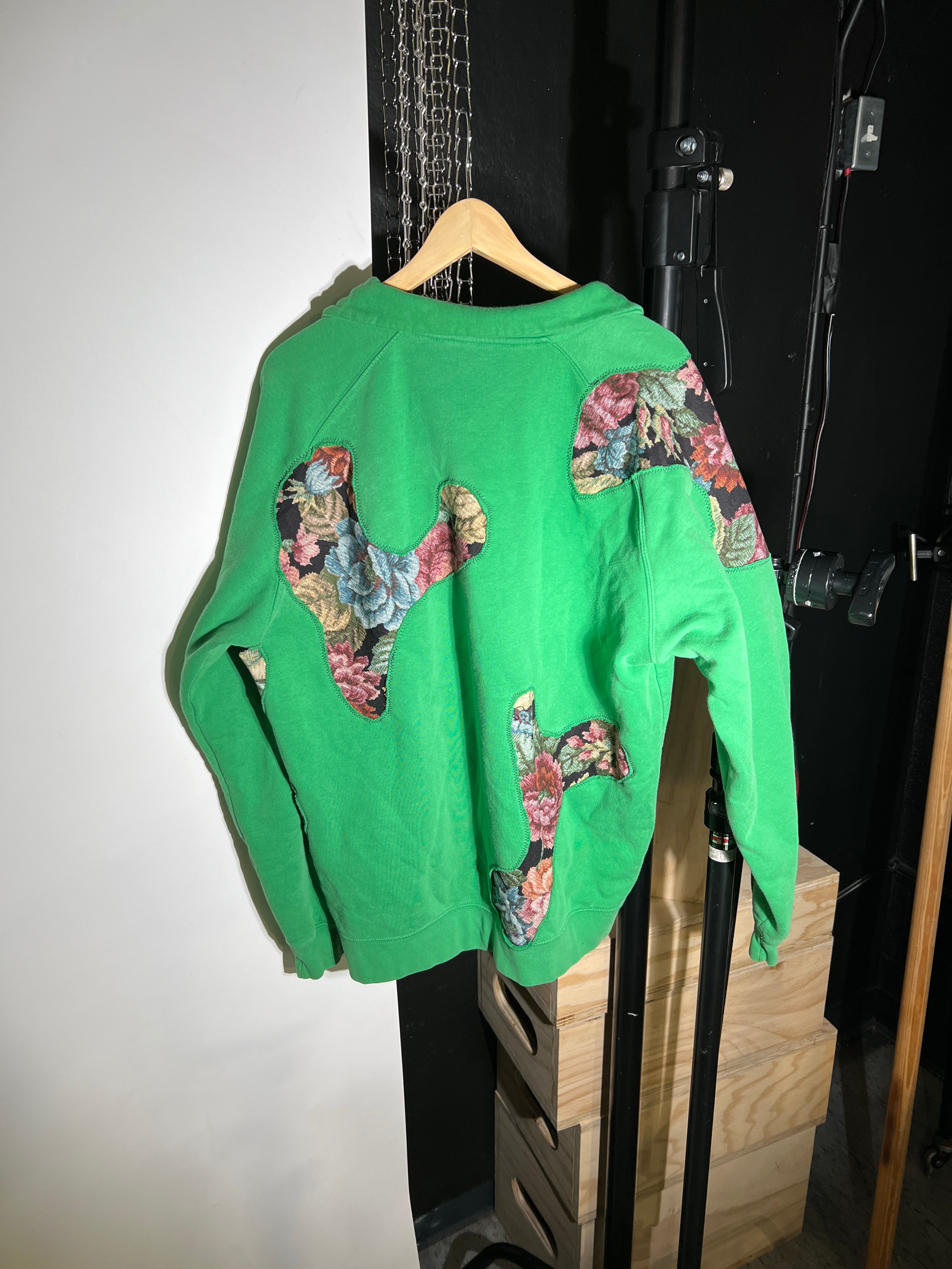 Scab Patches Quarterzip (Multicolor/Green) (XL)