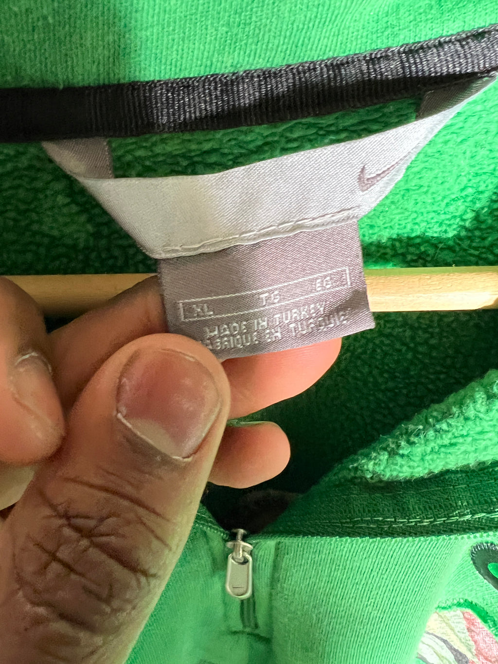 Scab Patches Quarterzip (Multicolor/Green) (XL)