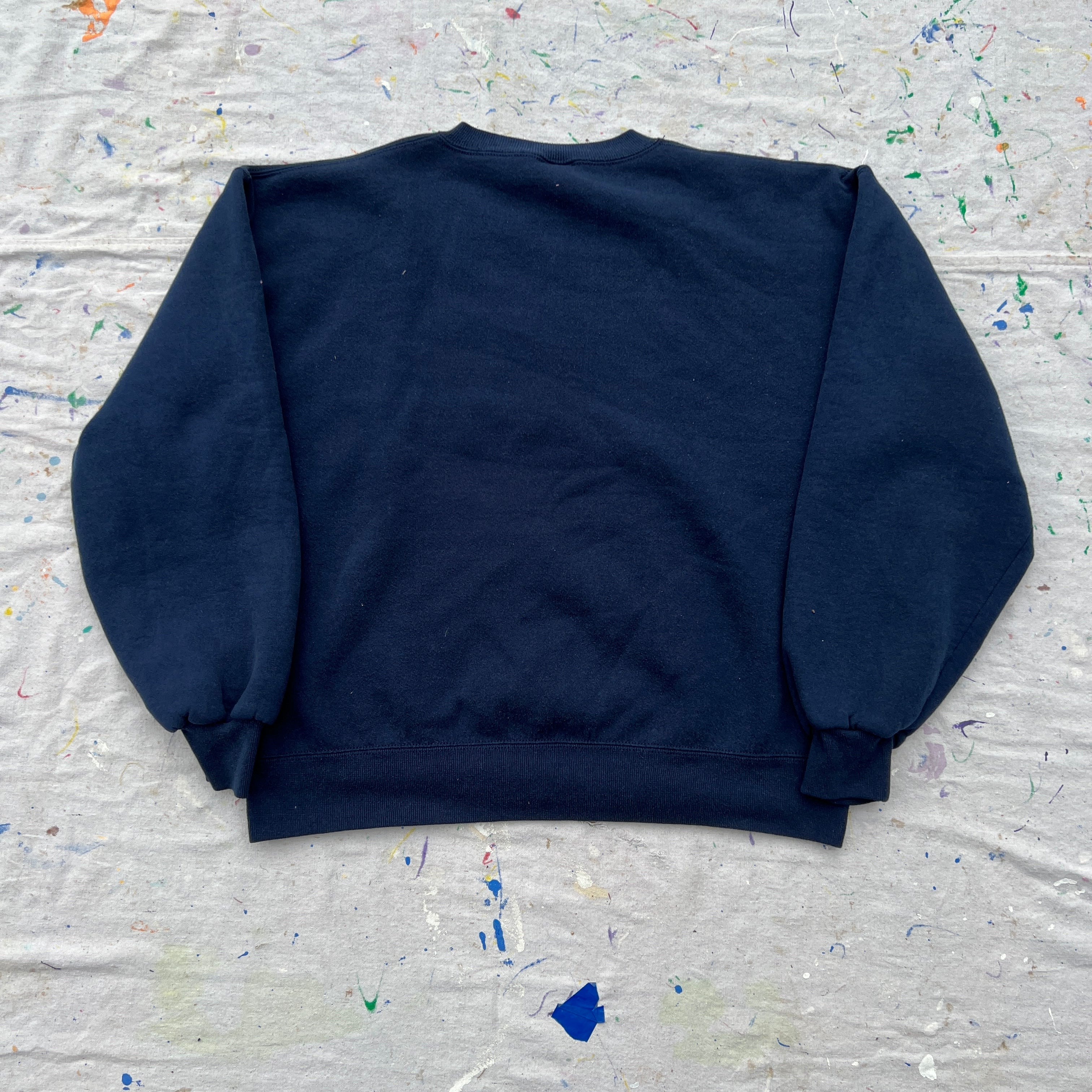 Wäne Wear Crewneck (Multicolor/Navy)- L