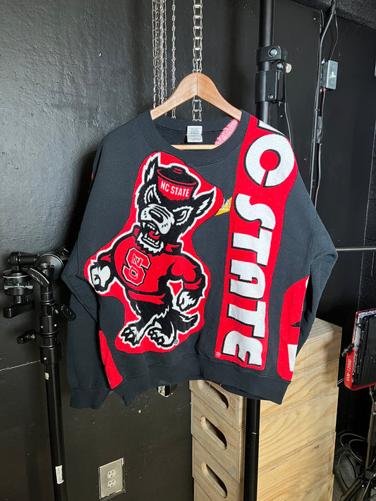 (LS) N.C. State See Through Crewneck (L)