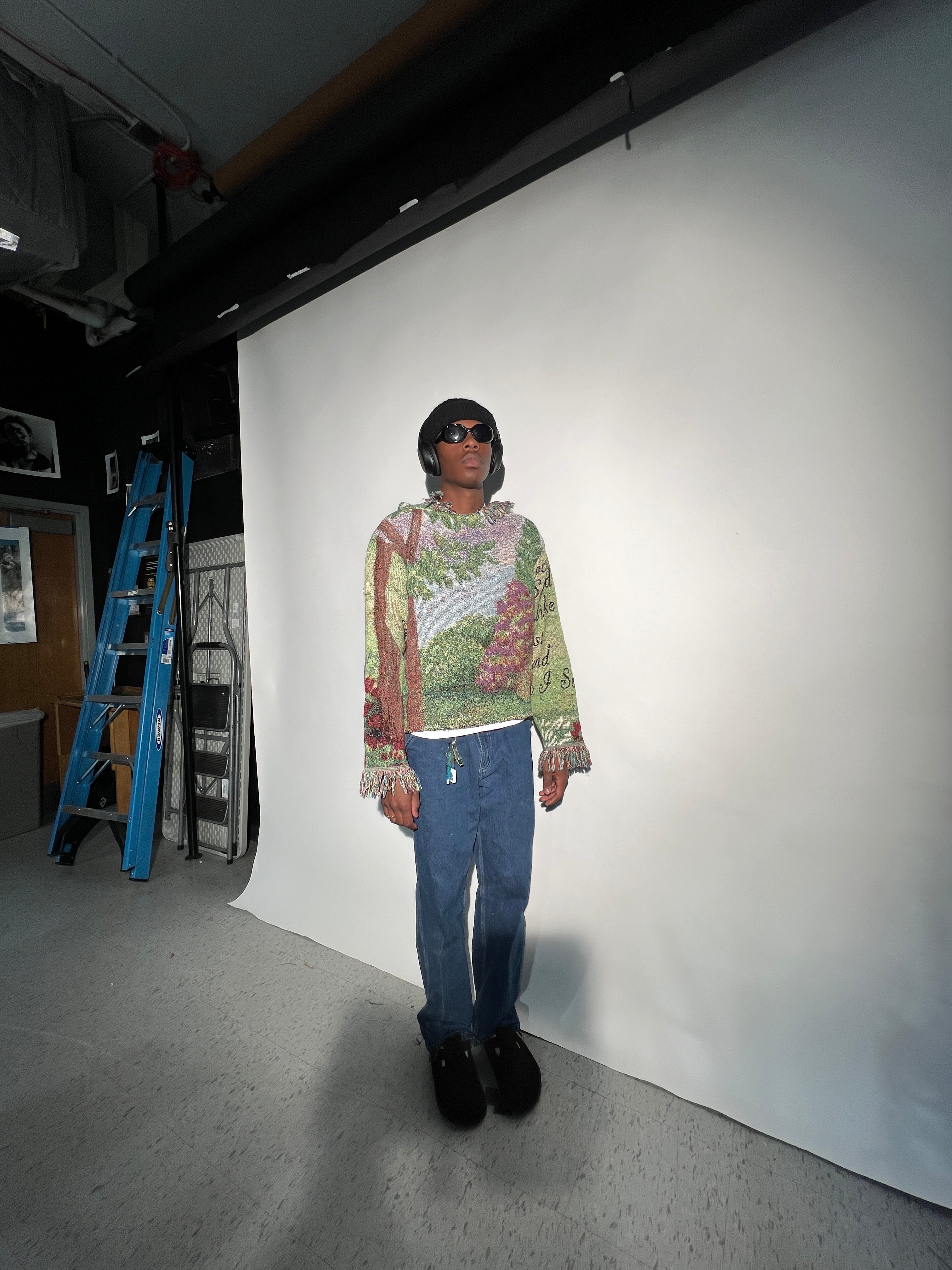 Amazing Grace Scratchwork Hoodie (L)