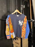 New York Yankees Split Sleeve Crewneck (S)