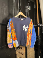 New York Yankees Split Sleeve Crewneck (S)
