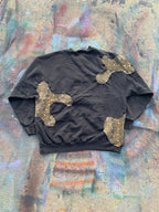 Scab Patches Crewneck (Tan/Brown/Black)- XL