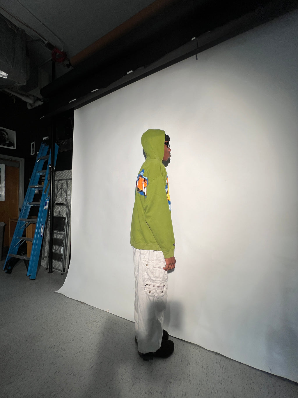 (LS) Green Aquarium Dive See-Through Hoodie (XXL)