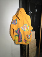 (LS) Yellow Aquarium Dive See-Through Hoodie (XL)
