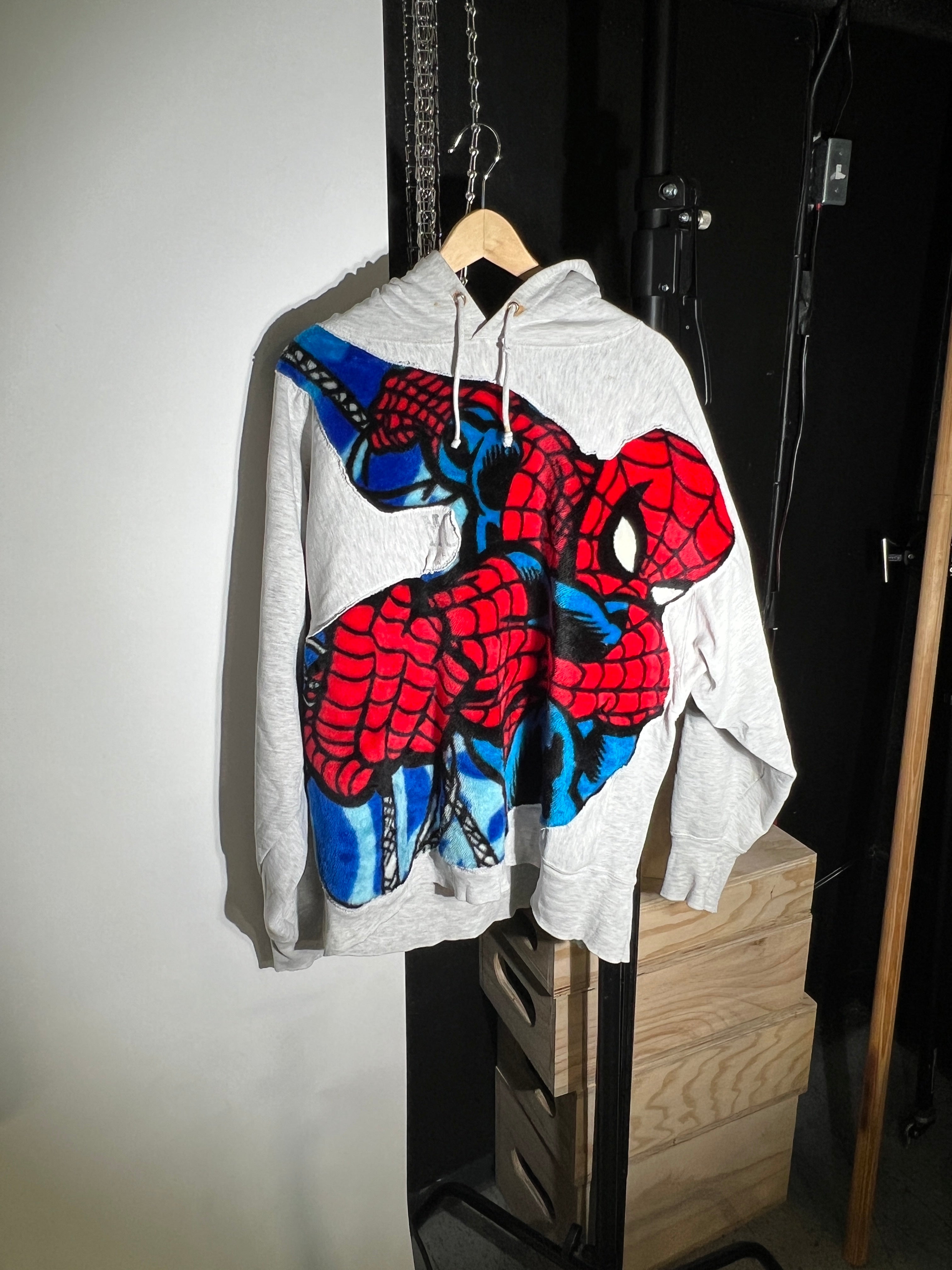 Spiderman See-Through Hoodie (XXL)