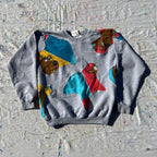 (LS) Scab Patches Crewneck (Scooby-Doo/Grey)- M